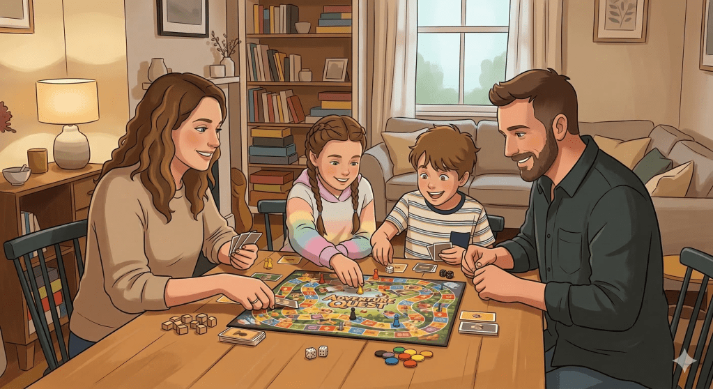 Ailece Kutu Oyunu Geceleri – Şubat Ayı Oyunları: Trio, Flip 7 ve Sushi&nbsp;Go♟️